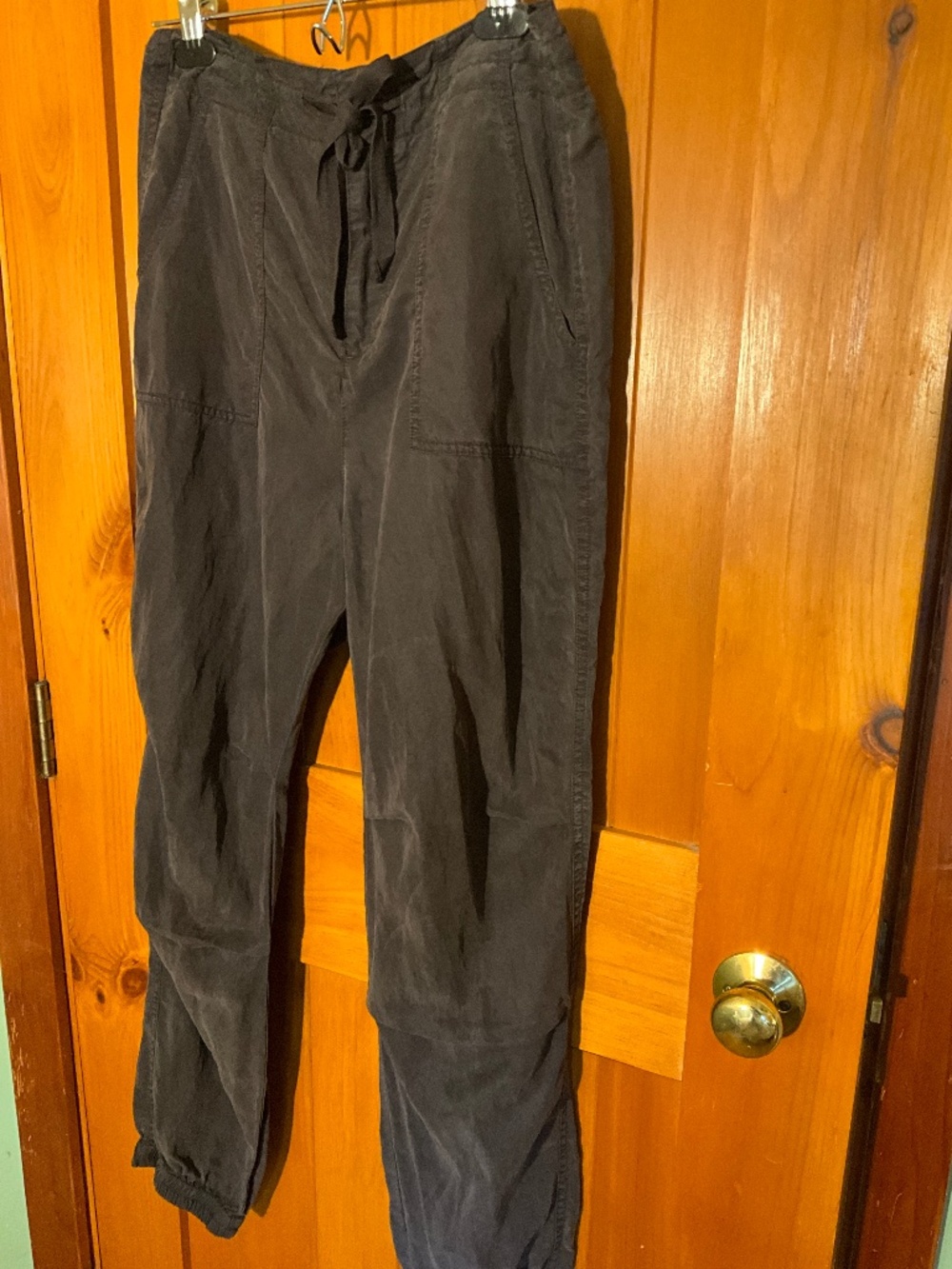 Anthropology silky, drapey, summer pants.